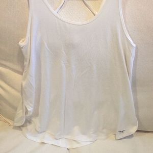 White Hollister tank top size small
